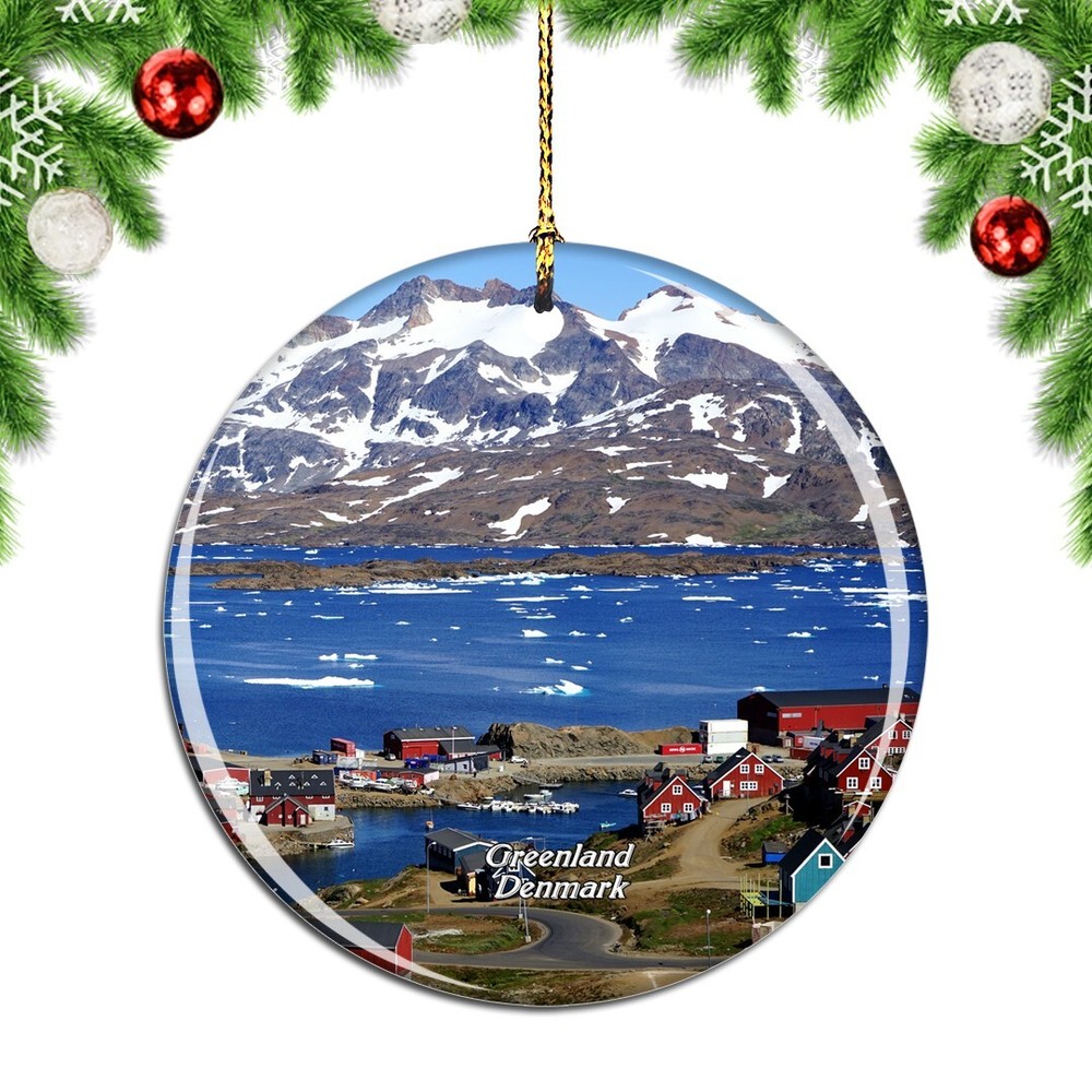 Greenland Denmark Christmas ornament city travel souvenir