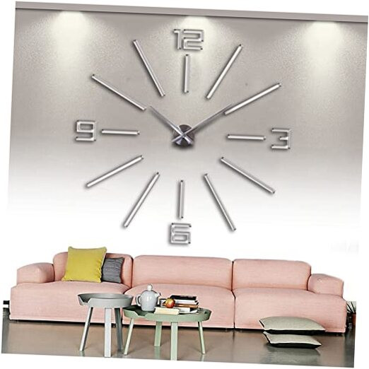 Wall Clocks Silent Non-Ticking Movement Wall Decoration
