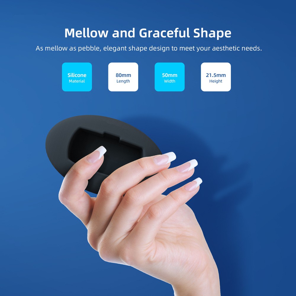 Silicone Desktop Stand Base Holder Mount Support For Insta360 X3 Action Camera