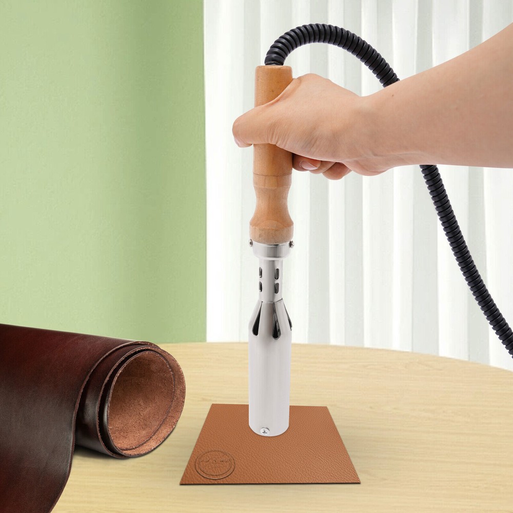 Hand-held Hot Foil Stamping Machine Logo Seal Embosser Cake Leather Belt Wallet