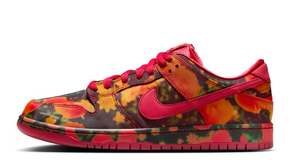 Size 10 - Nike The Wizard of Oz x Dunk SB Low Poppy Field