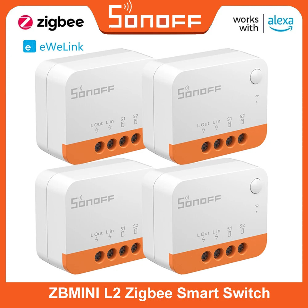 Smart Switch No Neutral Wire DIY Two-Way Control Zigbee Hub Compatible