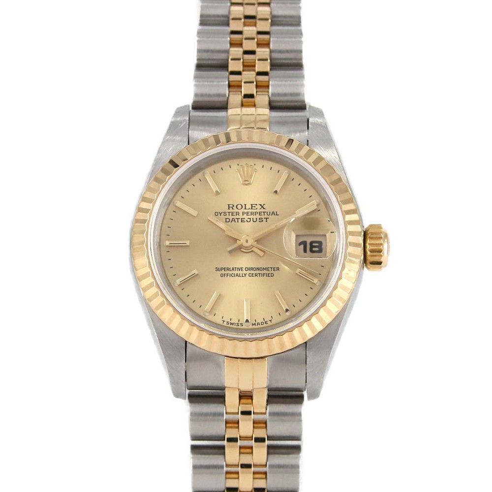 Authentic ROLEX Datejust 69173 SSxYG Automatic #U  #270-003-953-4122