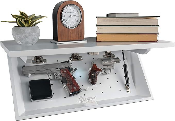 Covert Magnetic Hidden Safe Shelf for Jewelry Money Guns Home Security