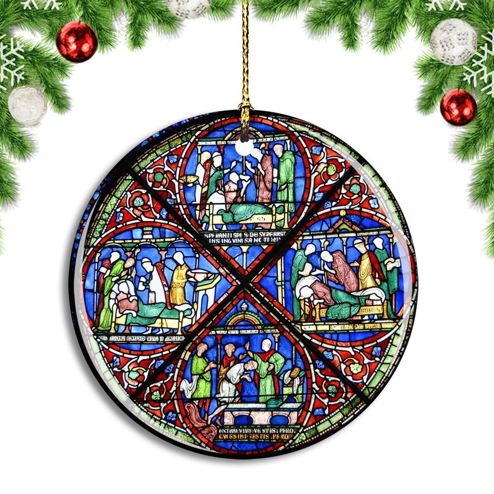 Canterbury Cathedral UK Christmas ornament travel souvenir gift