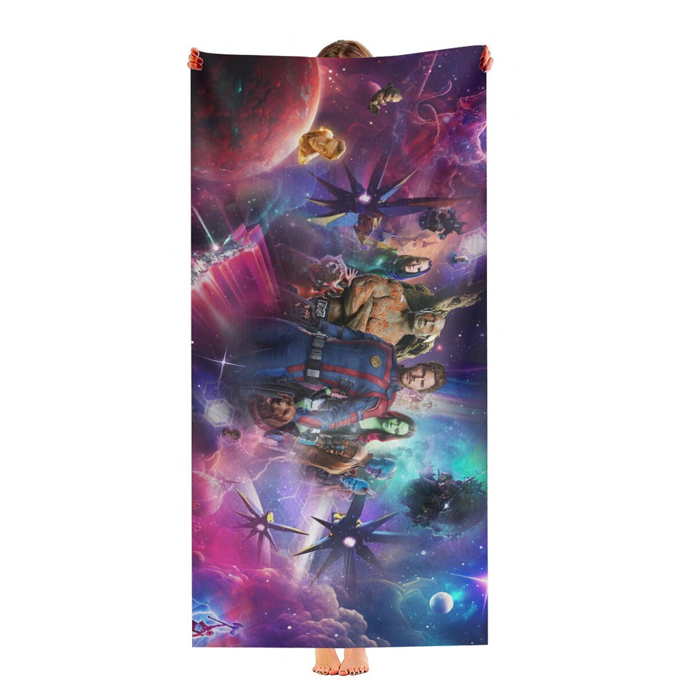 Guardians of the Galaxy Quick-Dry Microfiber Beach Towel 30x60 Inches