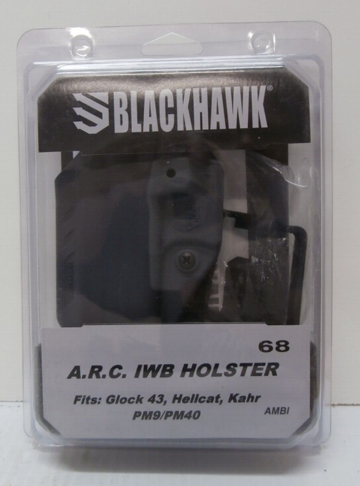 Blackhawk Ambidextrous IWB Concealment Holster for Glock 43 Hellcat Kahr PM9 PM40