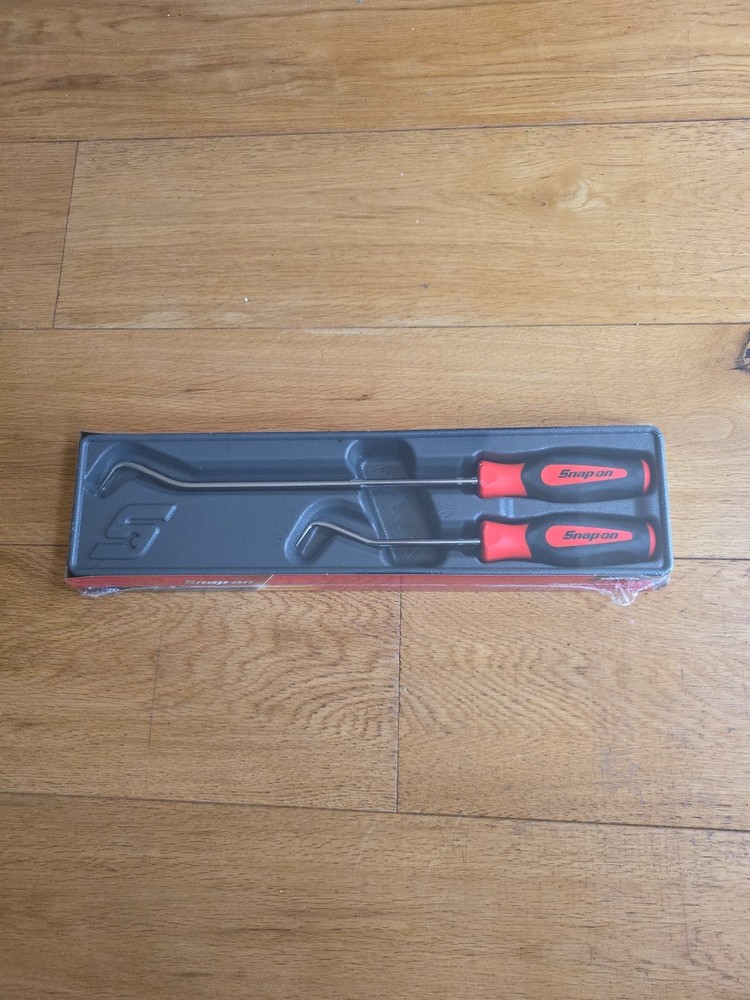 Snap on Tools SGRHT2BO 2 Pc ORANGE Soft Grip Radiator Hose Pick Set