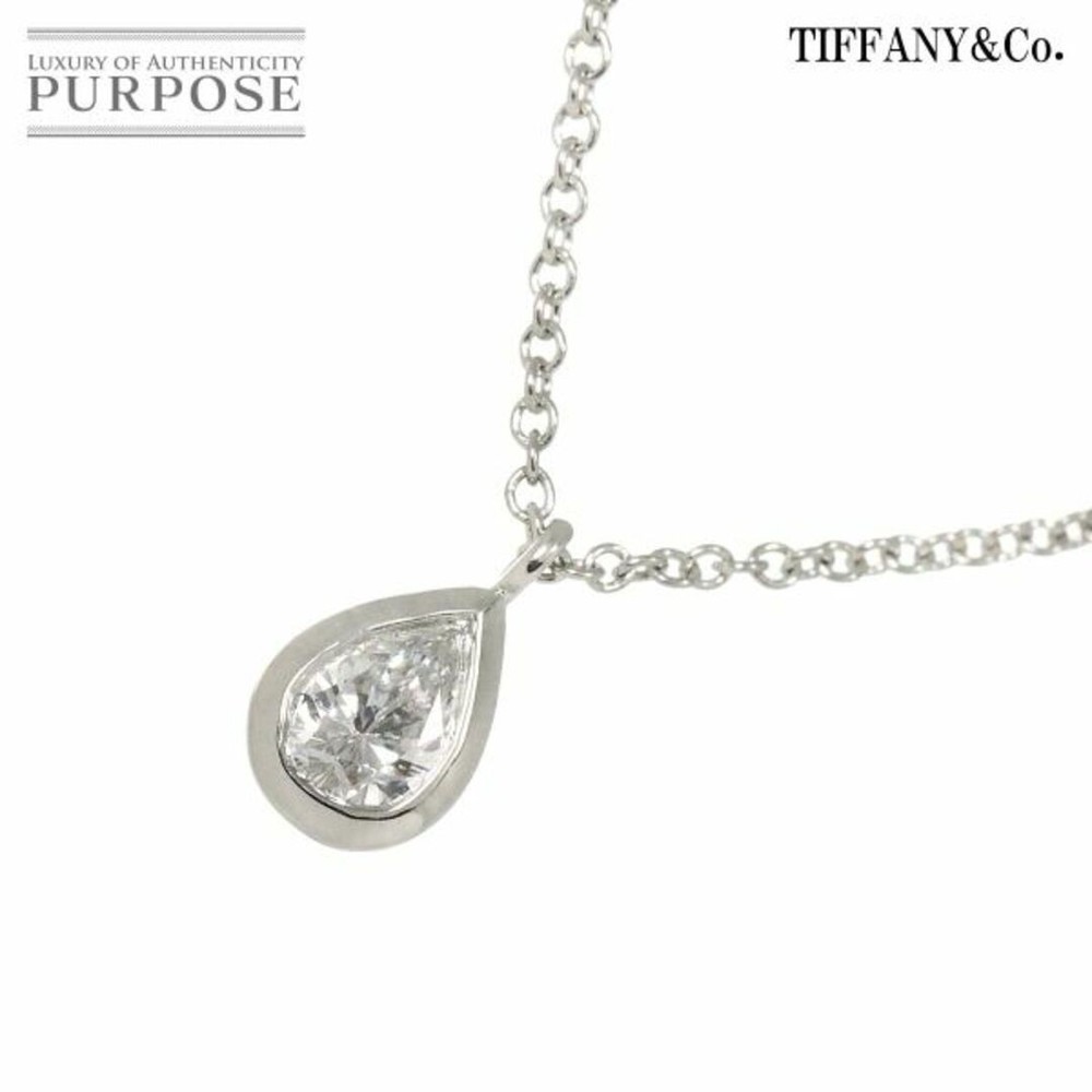 Tiffany & Co By the Yard Diamond Necklace 40cm Platinum 90281771