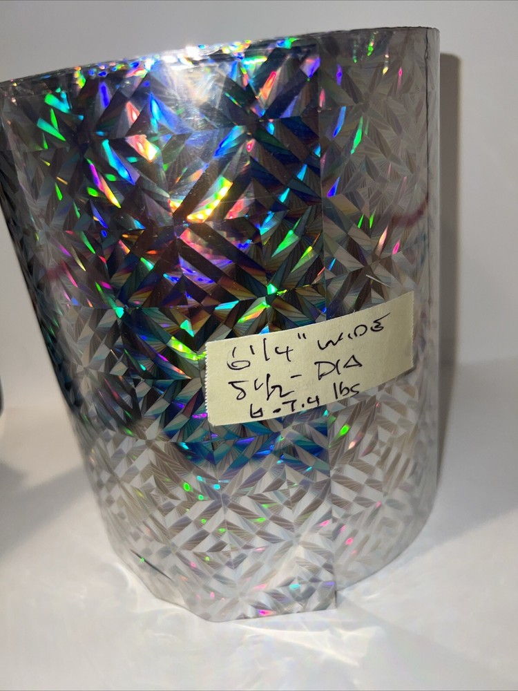 Hot Stamping Foil  - Holographic Silver with Pattern