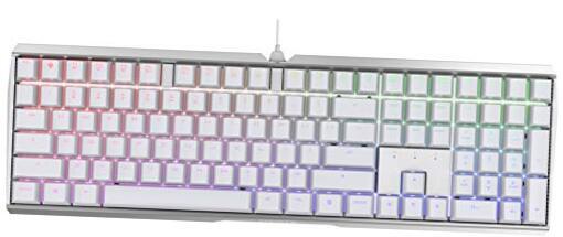 MX Board 3.0 S Wired Mechanical Gaming Keyboard Aluminum White MX Brown Switches