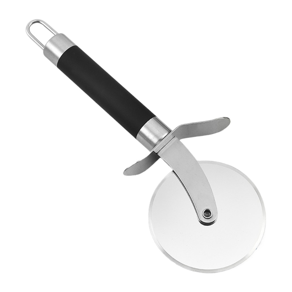 Stainless Steel Pizza Cutter with Ergonomic Non-Slip Rust-Resistant Blade