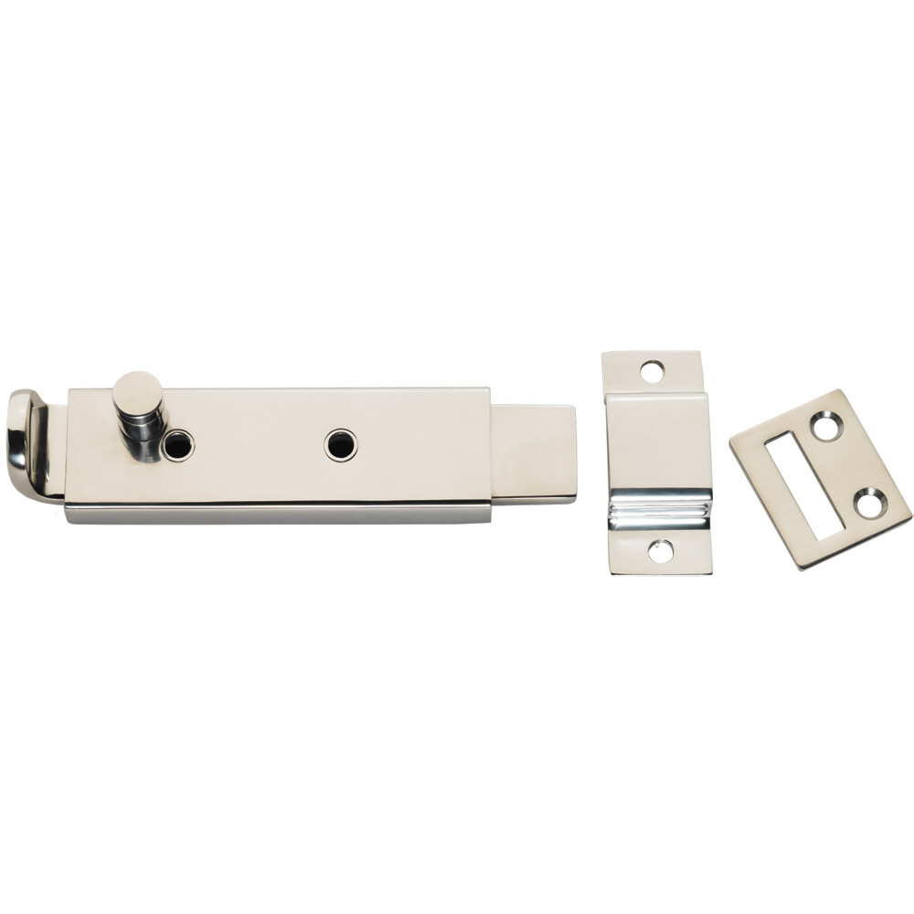 Whitecap 316 Stainless Steel Spring Loaded Slide Bolt Latch 5-5/16 Inch