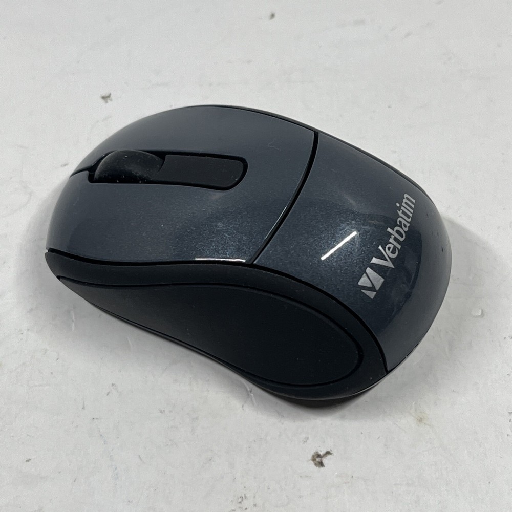 Verbatim 97470 Wireless Mini Travel Mouse (Graphite) (USED - NO RECEIVER)