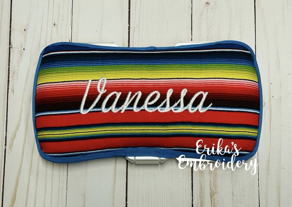 Personalized Travel Wipe Case Baby Shower Gifts Nursery Mexican Fiesta Sarape