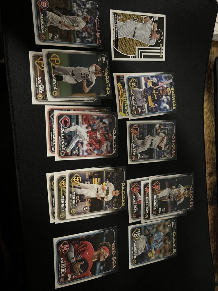 2024 Topps Update Rookie Lot, Skenes + Elly + Merrill + Holliday + Chourio