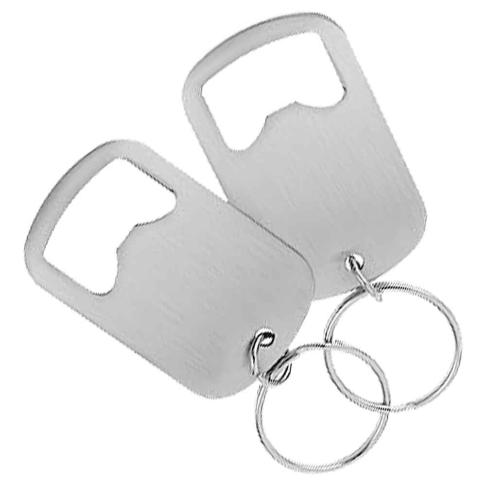 2 Pcs Key Chain Bottle Opener for Men Soda Can Bar Beverage Miss