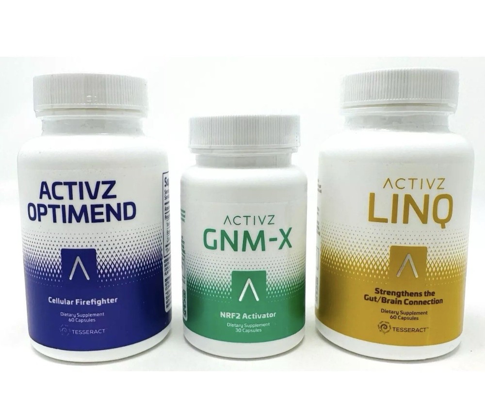 ACTIVZ TRIFECTA COMBO 1 GNM-X (30) 1 LINQ (60) 1 OPTIMEND (60) Free Shipping
