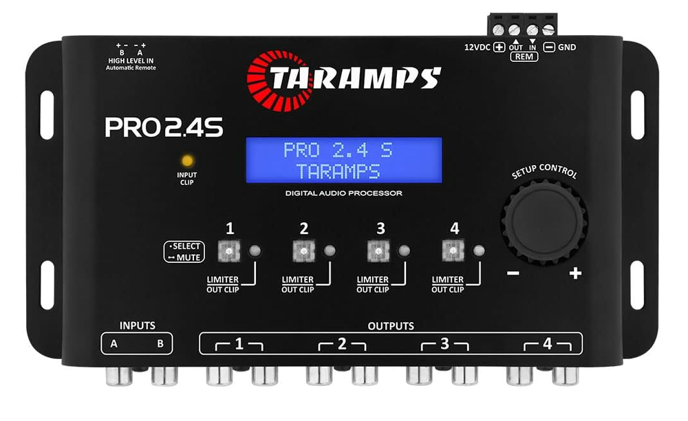Taramps Digital Audio Processor Pro 2.4s Equalizer 4 channels