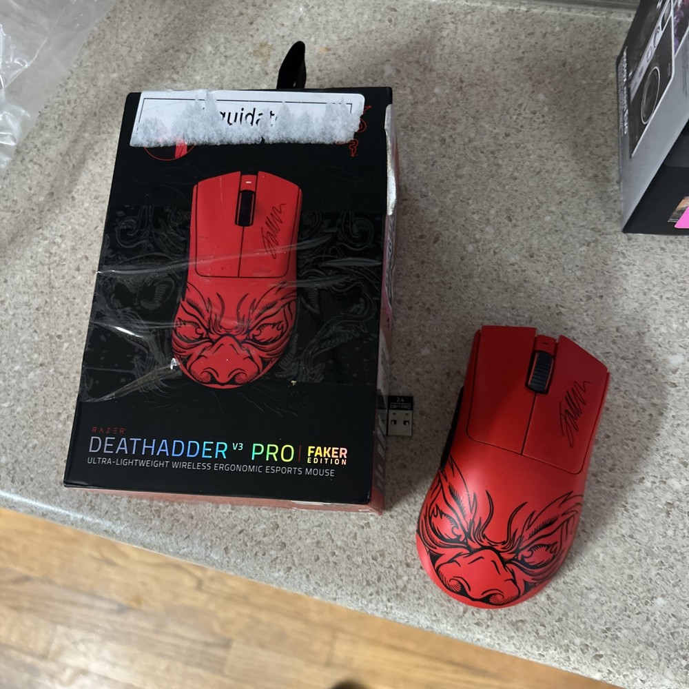 Razer DeathAdder V3 Pro Wireless Gaming Mouse - Faker Edition