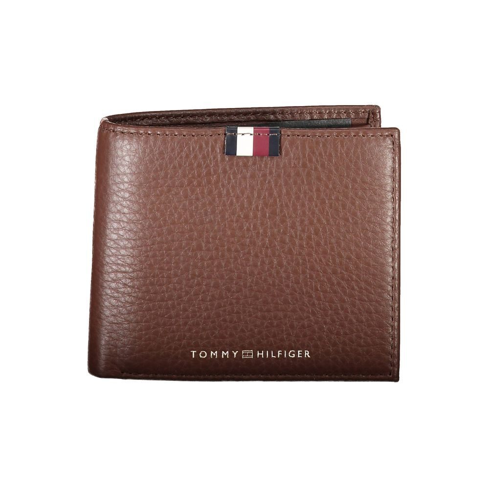 Tommy Hilfiger Genuine Brown Leather Mens Wallet  