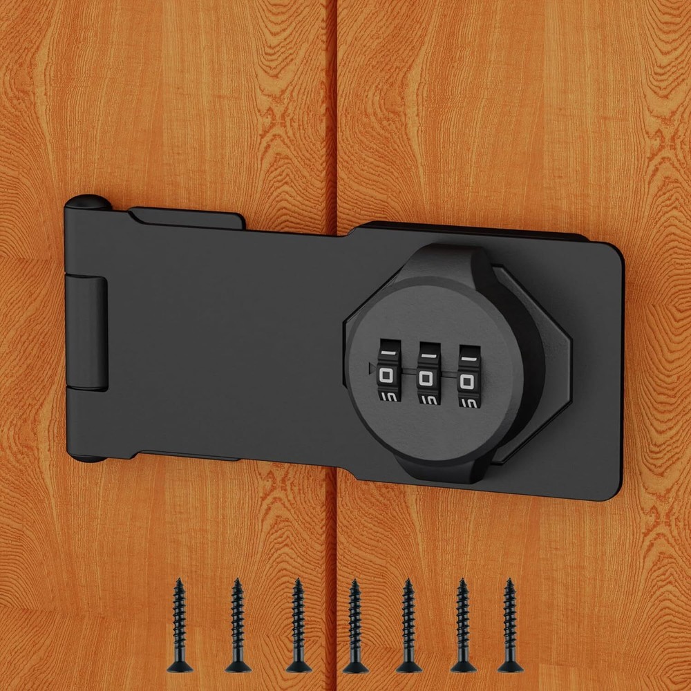 3-digit password lock,cabinet door latch,easy to install,Protecting pet,children-image