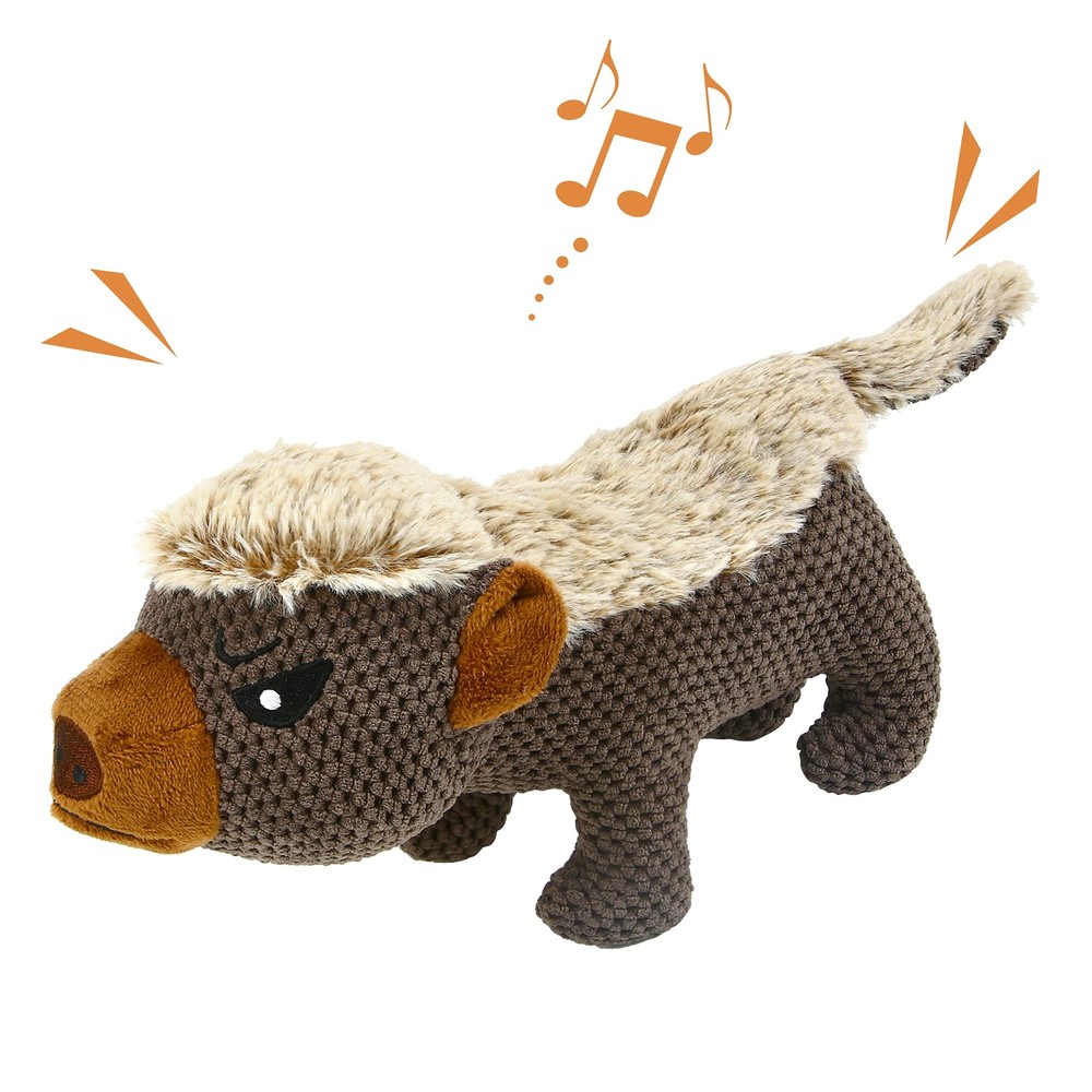 tIOKHEIRA Dog Plush Toys for Aggressive Chewers, Indestructible Dog Squeaky Toys