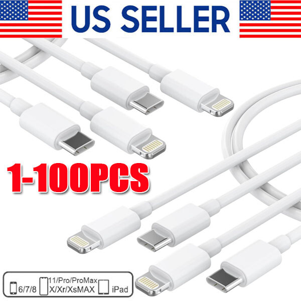 Fast Charging USB C Cable for iPhone 14 13 12 11 Pro Max XR 8 and iPad