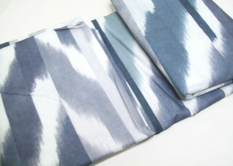 Pottery Barn Teen Mavericks Tie-Dye Chevron Cotton Duvet Cover Full Queen  