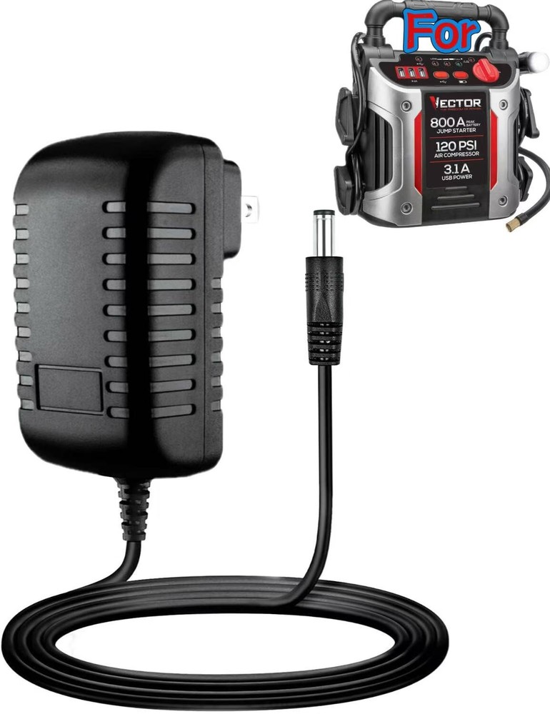 AC Adapter for Vector J7CV 800 Peak Amp Jump Starter