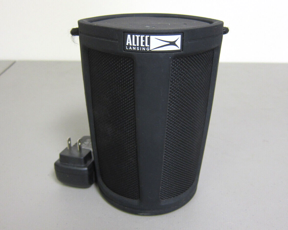 Altec Lansing GVA2 Google Voice Assist Smart Speaker - Black - FREE SHIPPING-image