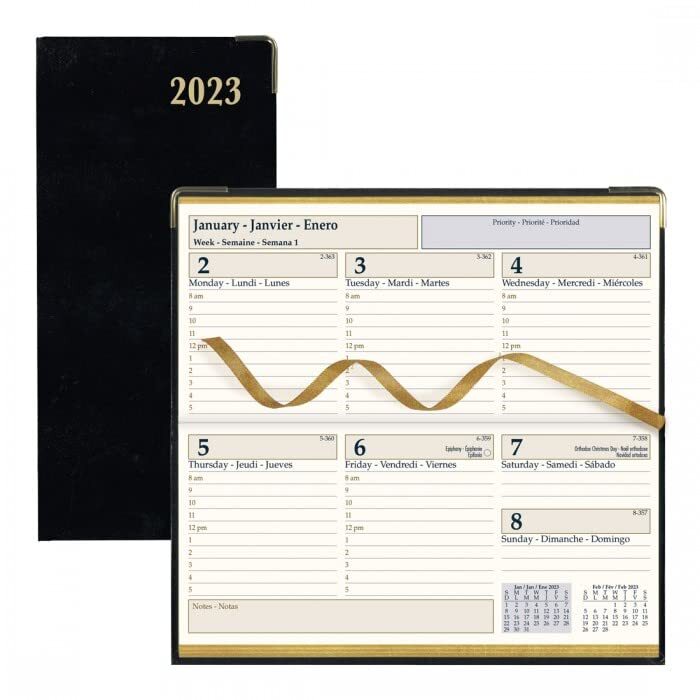 Brownline 2024 Executive Weekly Pocket Planner Appointment Book 12 Months Jan...