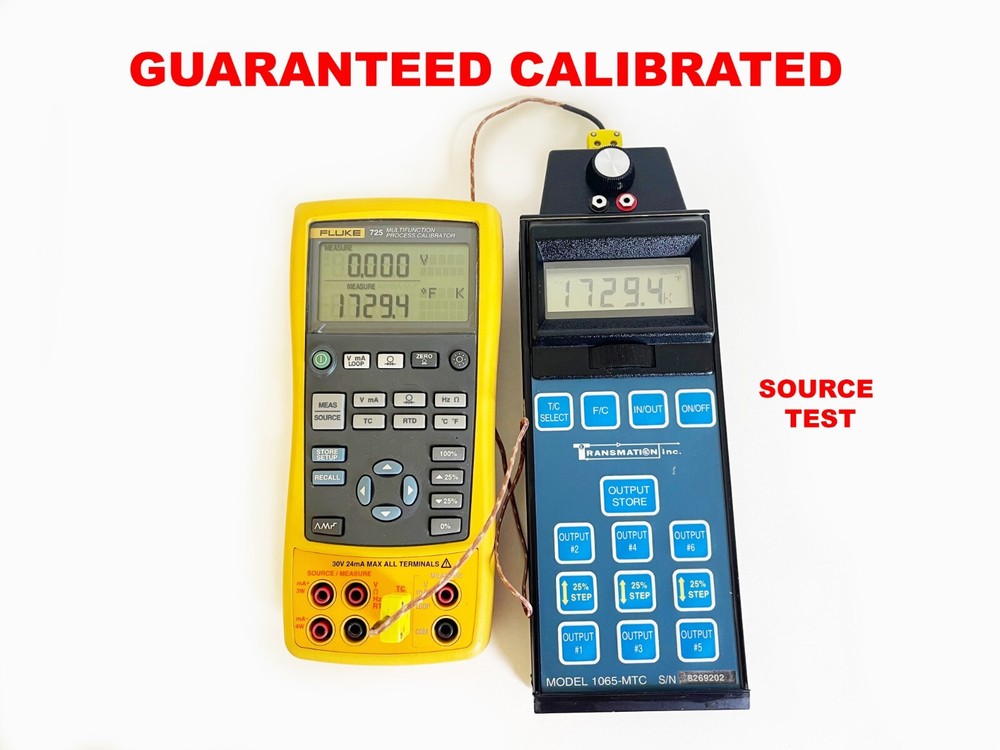 TRANSMATION 1065-MTC  Precision Digital Temperature Calibrator & Thermometer