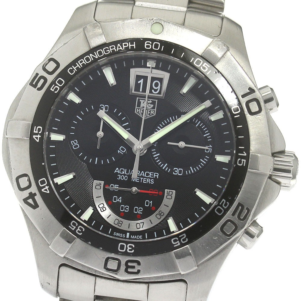 TAG Heuer Aquaracer CAF101A Big Date Quartz Men's Watch Pre-Owned