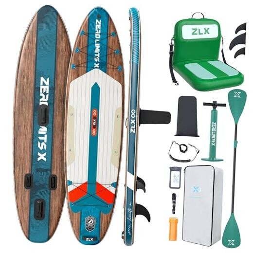 Inflatable Stand Up Paddle Board with Seat Wing Design Durable SUP Accessories