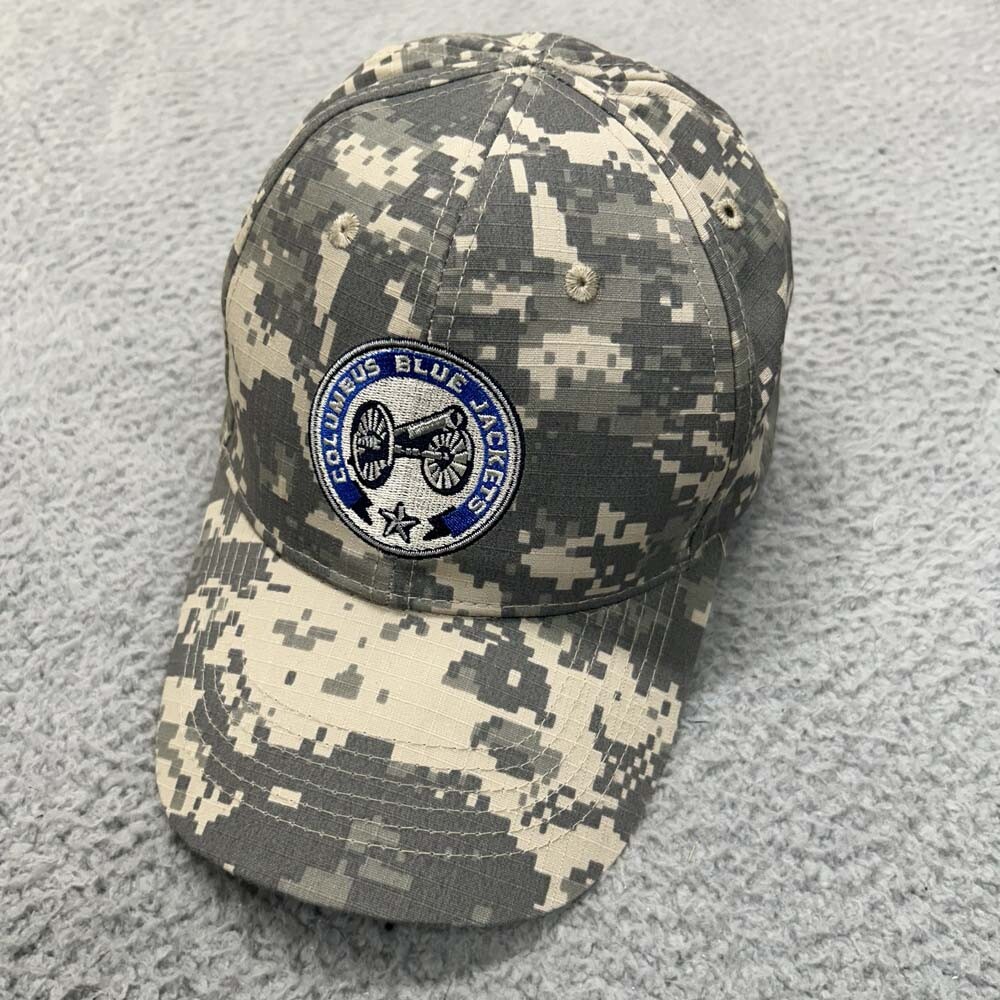 Columbus Blue Jackets Cap  Hat Men One Size Strapback Digital Camo NHL Hockey