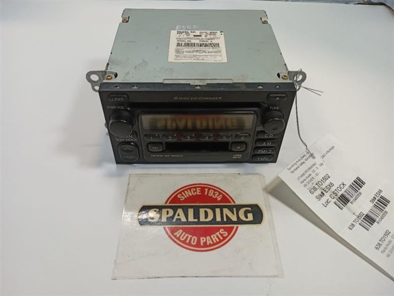 861200C040 JBL Radio 6 CD DISC CHANGER TAPE Player Toyota A56817 Stereo 10400556