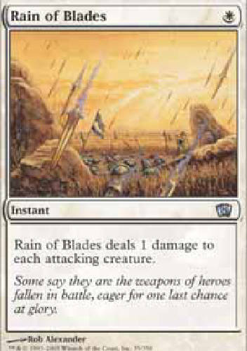 RAIN OF BLADES X4 MTG 8th Edition Magic the Gathering Cards DJMagic