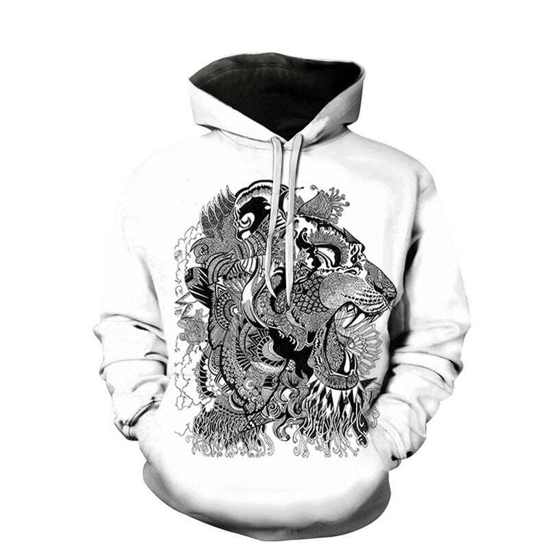 Cross-Border Fashion Spring And Autumn 3D Digital Printing Sports Men'S And Wome-image