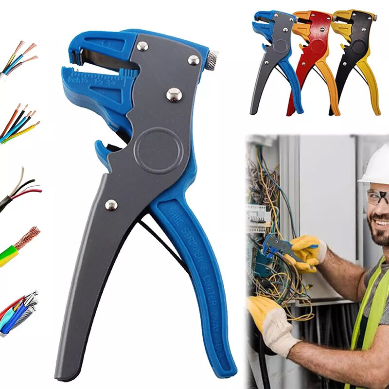 Automatic Wire Stripper Cutter Adjustable Electrical Cable Wire Stripping Tool