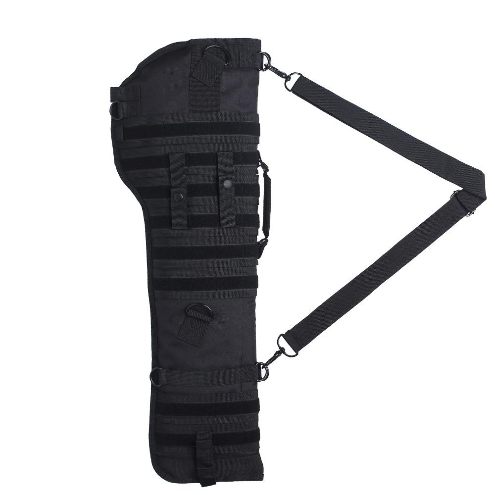 Tactical Shotgun Rifle Scabbard MOLLE Gun Case in Black