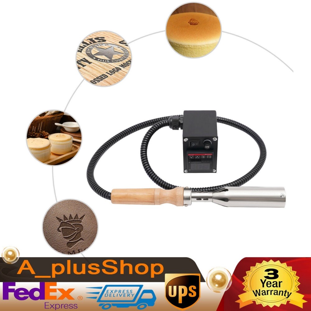 Hand-held Hot Foil Stamping Machine Logo Seal Embosser Cake Leather Belt Wallet