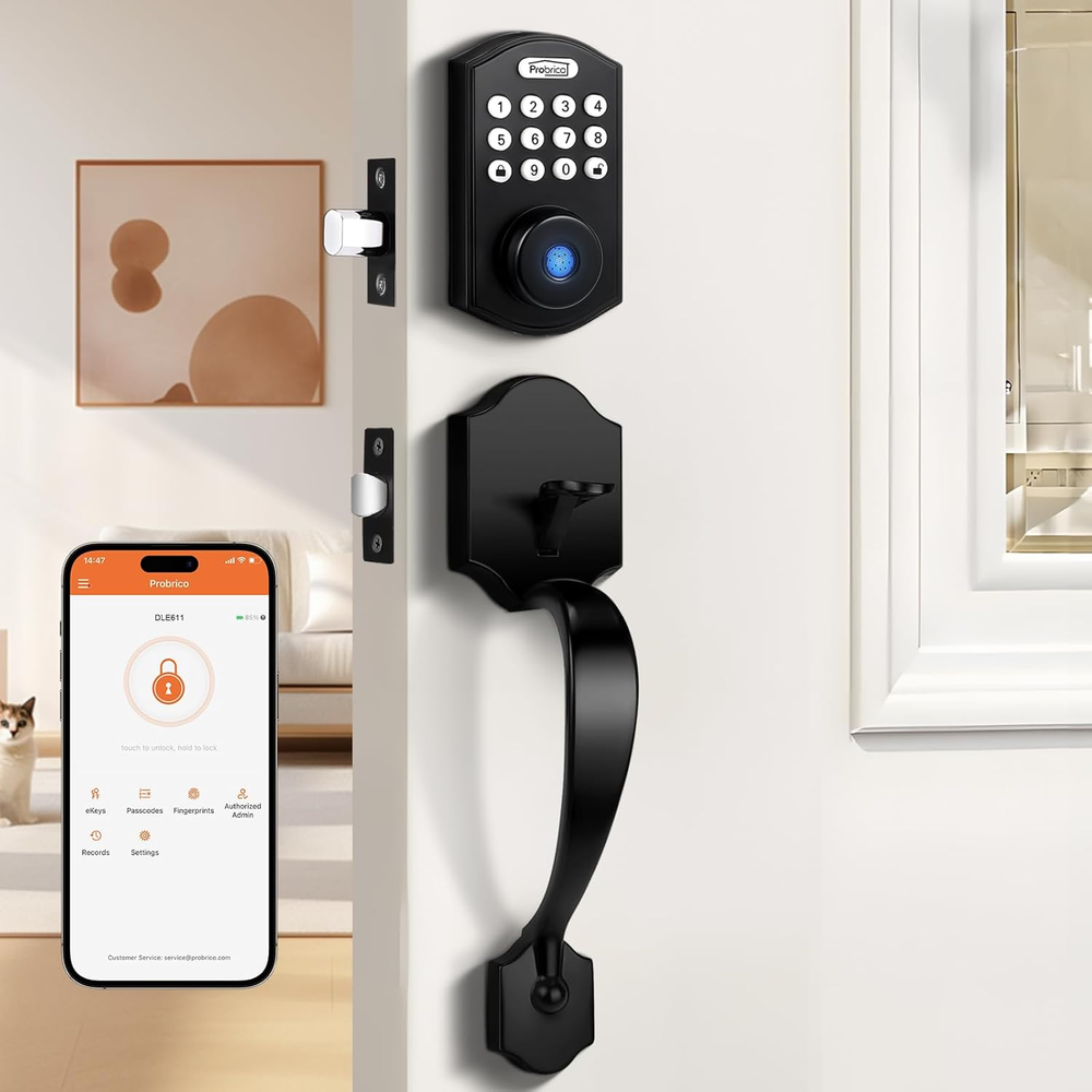 Smart Keyless Entry Door Lock with Keypad for Front Door Security