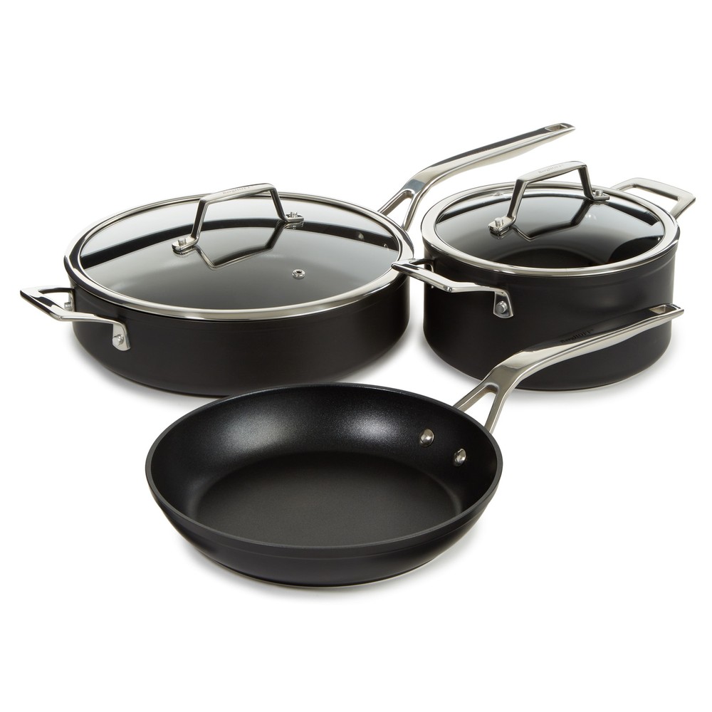 BergHOFF Essentials 5Pc Non-stick Hard Anodized Cookware