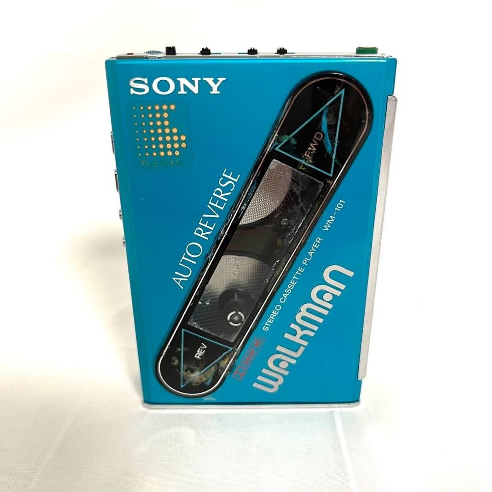 Vintage Sony Walkman WM-101 Cassette Player For Parts Non-Working