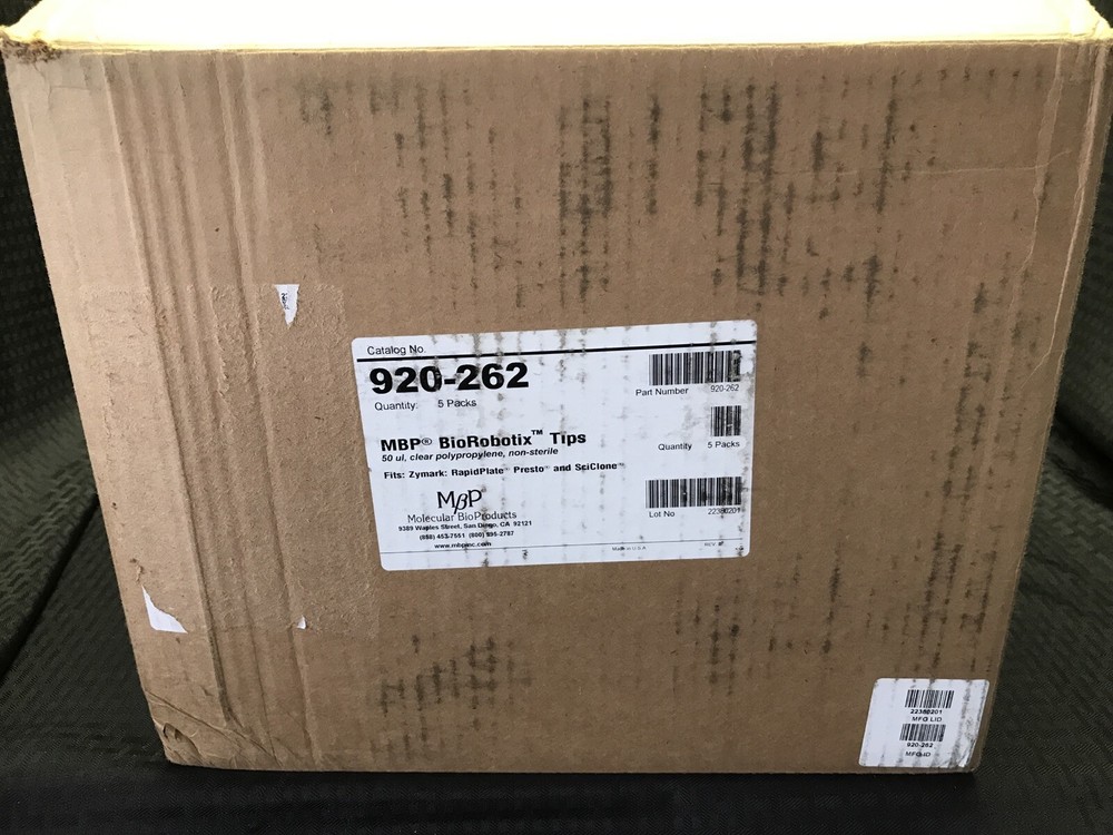 (4704/Case) MBP 50uL BioRobotix Automated Pipet Tips Non-Sterile 920-262-image