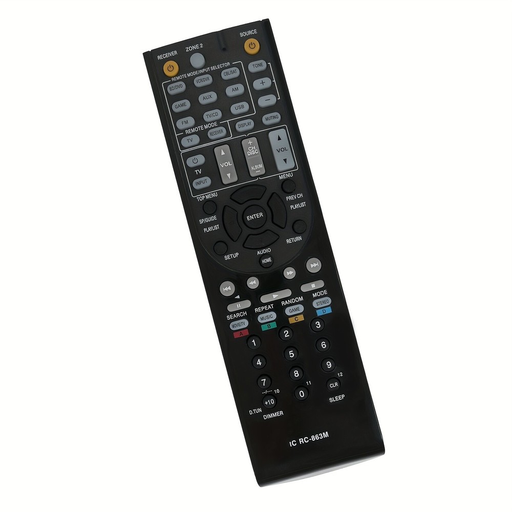 Onkyo RC-863M Replacement Remote for HT-S5600 HT-R2295 HT-R592 HTS5600 HTR2295 Models