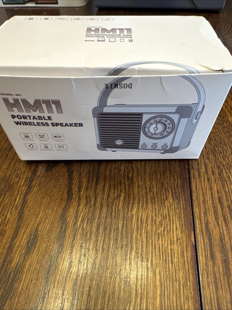 HM11 Portable Bluetooth Speaker Wireless Speaker, Durable and Light Mini Retro