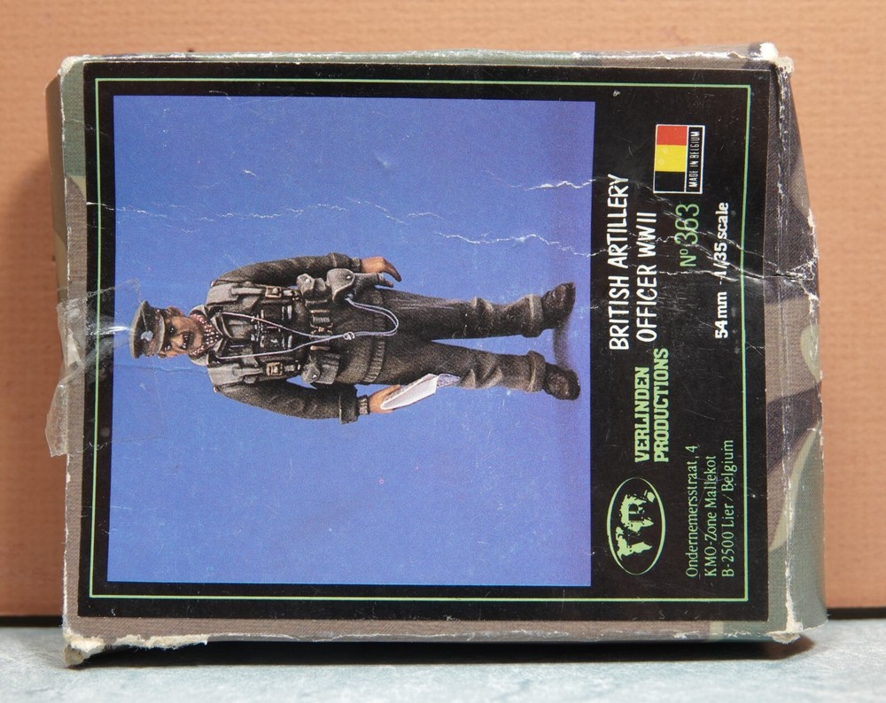 1/35 VERLINDEN BRITISH ARTILLERY OFFICER WWII RESIN MODEL KIT # 363