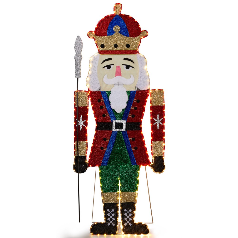 66 in Christmas Nutcracker Soldier Decorations for Indoor Outdoor Party Yard